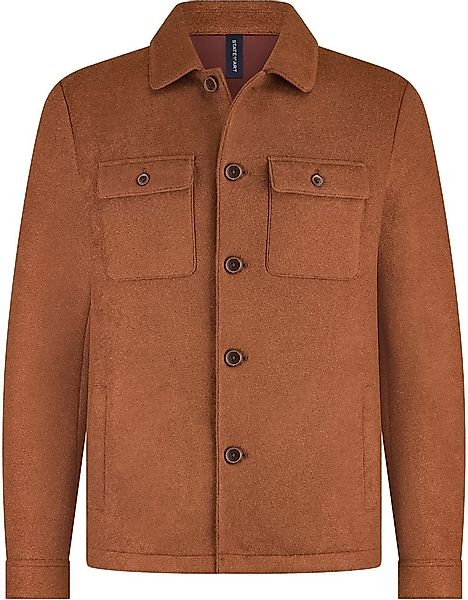 State Of Art Hemdjacke Wool Blend Brique - Größe S günstig online kaufen