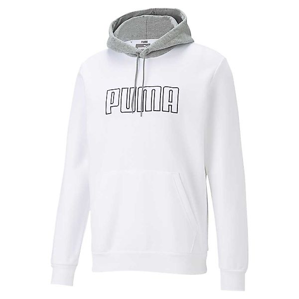 Puma Block Emb Kapuzenpullover XL Puma White günstig online kaufen