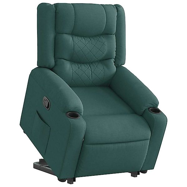 vidaXL Sessel Relaxsessel mit Aufstehhilfe Dunkelgrün günstig online kaufen