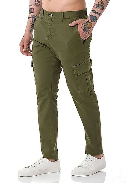 RedBridge Chinohose Red Bridge Herren Chino Cargo Hose Basic Khaki W33 L32 günstig online kaufen