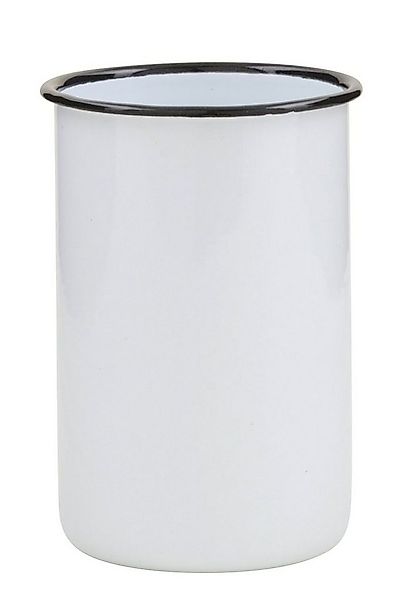 Ib Laursen Zahnputzbecher Ib Laursen - Becher Zahnputzbecher Emaille Weiß S günstig online kaufen