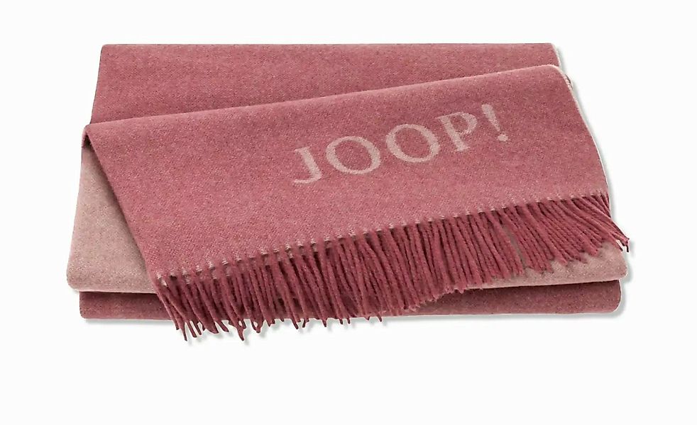 JOOP! Plaid Fine Doubleface ¦ rot ¦ Wollmix ¦ Maße (cm): B: 130 H: 1 Dekoki günstig online kaufen