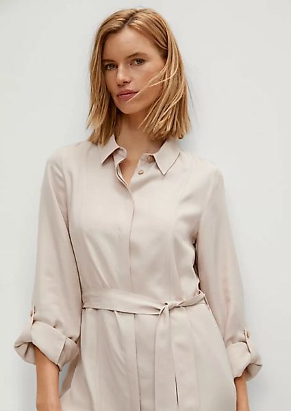 Comma Minikleid Blusenkleid aus Twill günstig online kaufen
