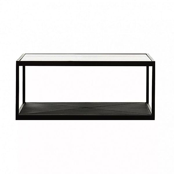 Röshults - Monaco Beistelltisch 100x50cm - schwarz/Tischplatte aus Glas/LxB günstig online kaufen