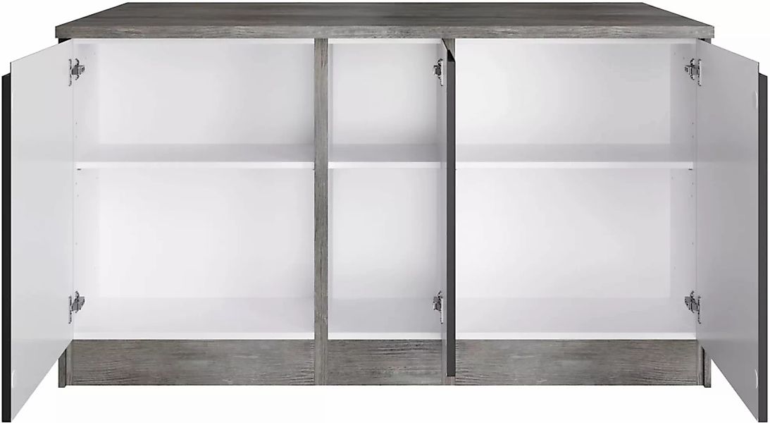 KOCHSTATION Kücheninsel »KS-Virginia«, Breite 153 cm, MDF-Fronten, Flaschen günstig online kaufen