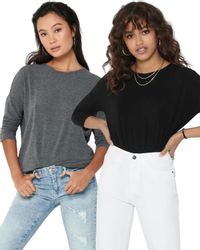 ONLY 3/4 Arm-Pullover (Set, 2er-Pack) Locker günstig online kaufen