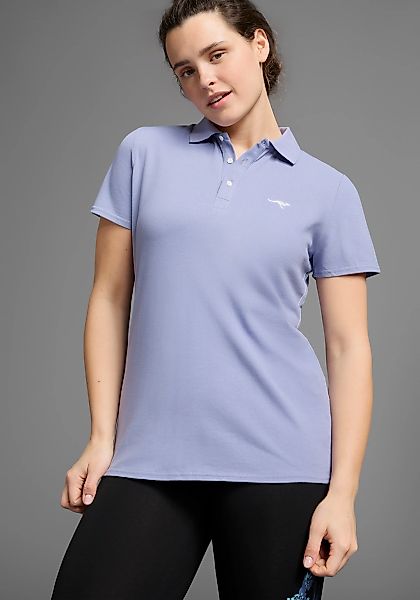 KangaROOS Poloshirt Kurzarm, unifarben, Polokragen, aus günstig online kaufen