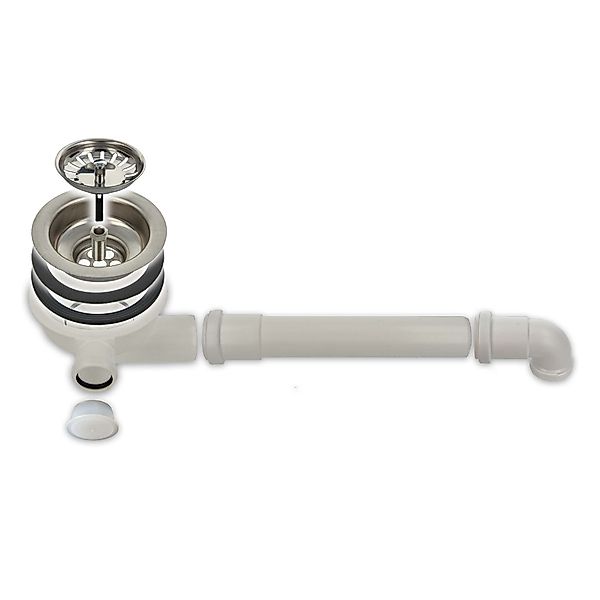 tecuro Siphon Spülen-Siebkorbventil Ø 114 mm günstig online kaufen