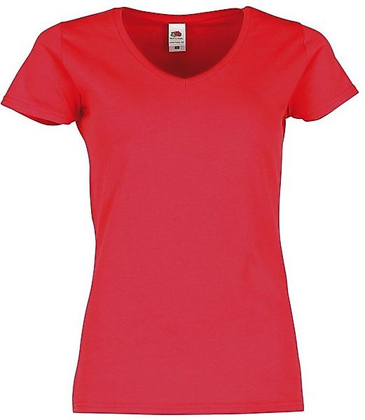 Fruit of the Loom V-Shirt Ladies Iconic 150 V-Neck T-Shirt günstig online kaufen
