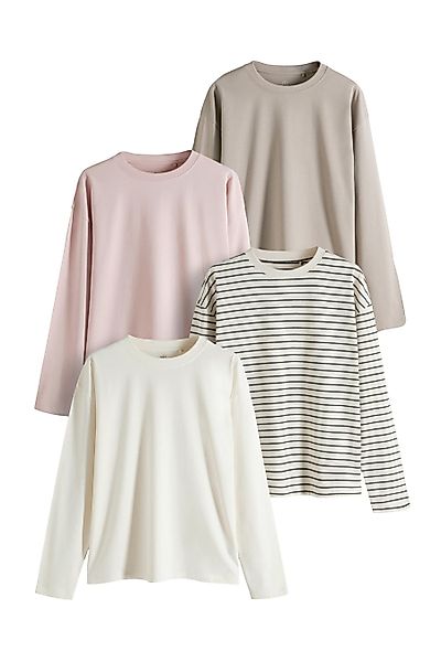 The Set Langarmshirt The Set Relaxed günstig online kaufen