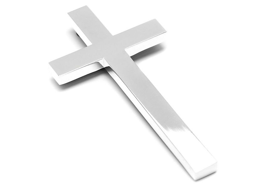 Brillibrum Wanddekoobjekt Kruzifix aus Metall versilbert Wandkreuz Silber J günstig online kaufen