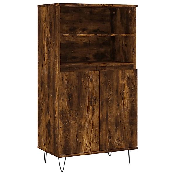 vidaXL Highboard Räuchereiche 60x36x110 cm Holzwerkstoff 831489 günstig online kaufen