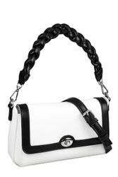 COLLEZIONE ALESSANDRO Schultertasche "Schwarz-Weiß" mit Flechtung günstig online kaufen