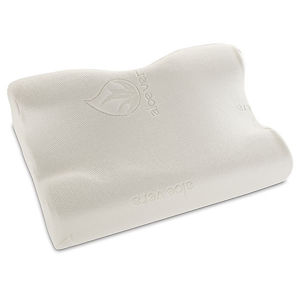 ELONEO Seitenschläferkissenbezug hochwertiger Aloe Vera 3D günstig online kaufen