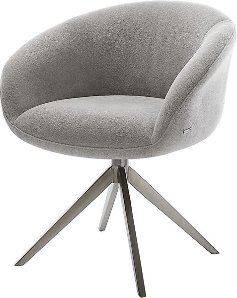 DELIFE Polsterstuhl Vinka-Flex, mit Armlehnen Kreuzgestell günstig online kaufen