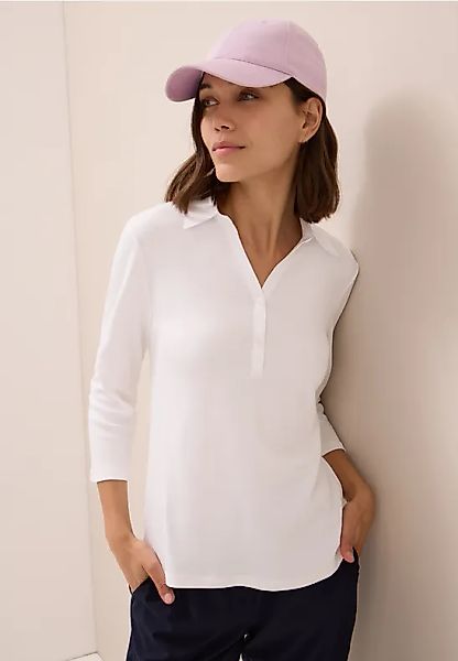 Poloshirt mit 3/4-Arm günstig online kaufen