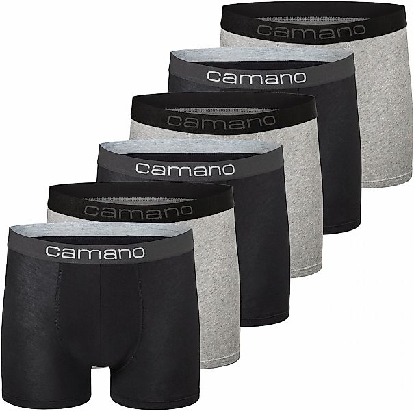 Camano Boxershorts "comfort", (6er Pack), mit Stretch-Logobund günstig online kaufen