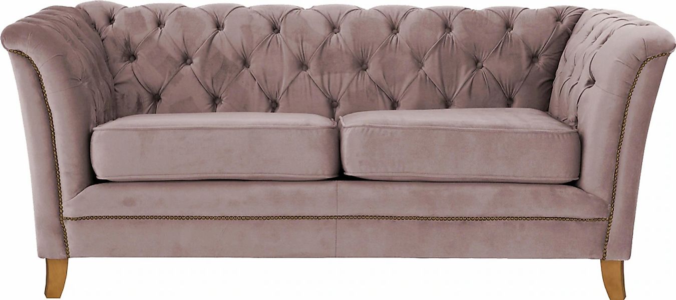 Home affaire 2-Sitzer "Newport" mit Knopfheftung im Rücken, Keder und feine günstig online kaufen