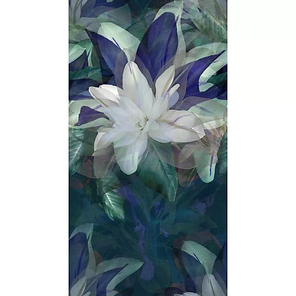 Erismann Fototapete Wild Bloom 150 cm x 280 cm Blau günstig online kaufen