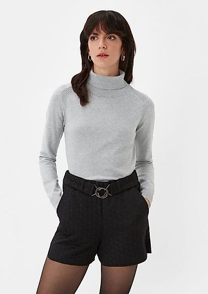 comma casual identity Langarmshirt Strickpullover mit Turtleneck günstig online kaufen