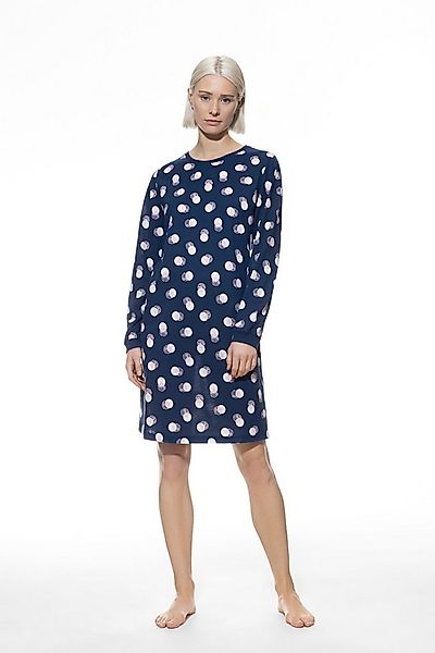 Mey Nachthemd Scribbled Dots mit Allover-Punkte-Print günstig online kaufen