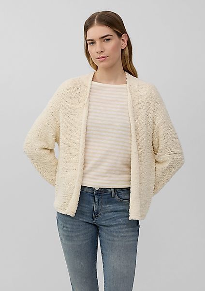 s.Oliver Strickjacke Weiche Strickjacke aus Boucle günstig online kaufen