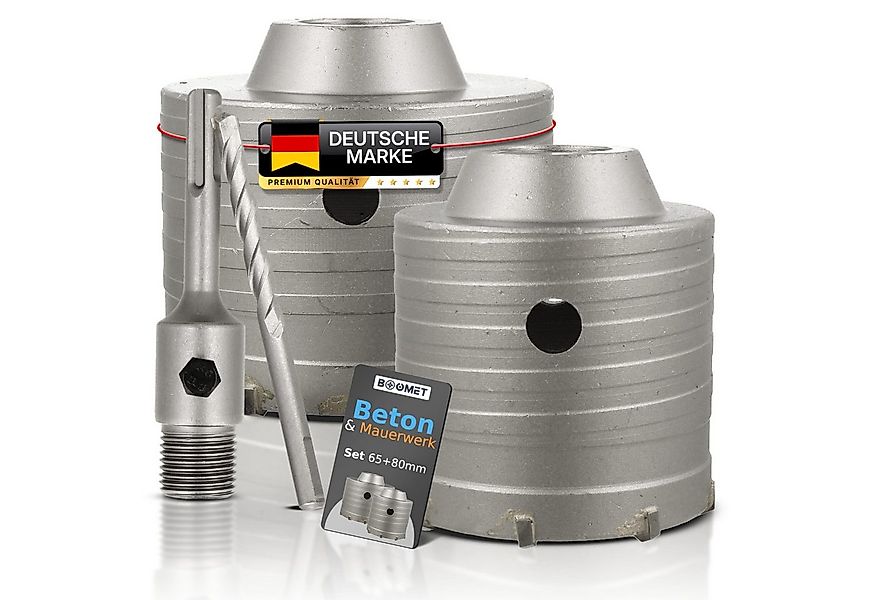 BOOMET Lochsäge Beton Lochsäge Satz, 2-tlg., Ø 65mm & 80mm, SDS-Aufnahme Bo günstig online kaufen