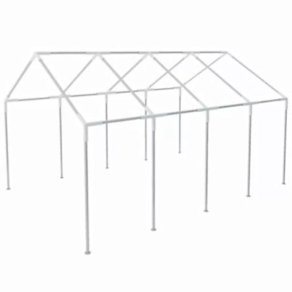 vidaXL Rahmen 8x4 m Partyzelt Stahl Pavillongestell silber Gr. one size  Er günstig online kaufen