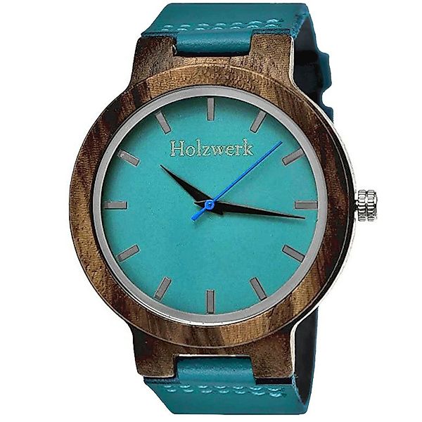 Holzwerk Quarzuhr KAHLA große Damen Leder günstig online kaufen