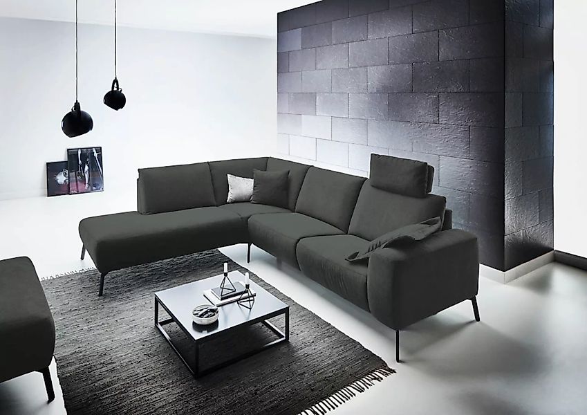 INOSIGN Ecksofa »Bellini L-Form«, incl. motorischer Relaxfunktio, wahlweise günstig online kaufen