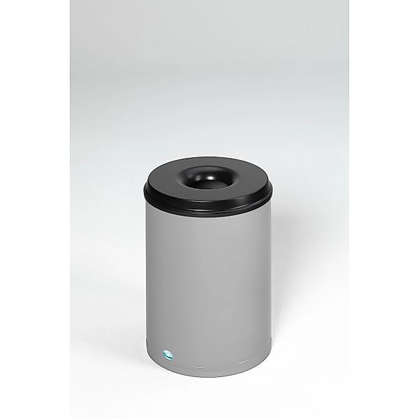 PROREGAL Selbstlöschender Papierkorb 50 Liter HxBxT 53 x 37 x 37 cm Verzink günstig online kaufen