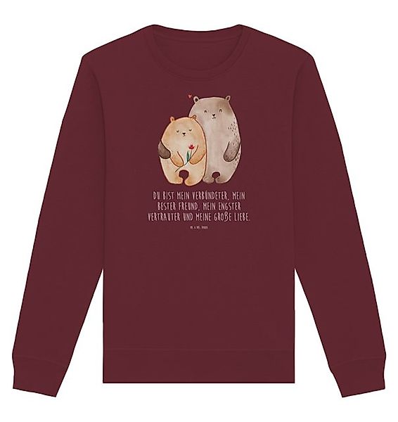 Mr. & Mrs. Panda Longpullover Bären Liebe Größe XXL - Burgundy - Geschenk, günstig online kaufen