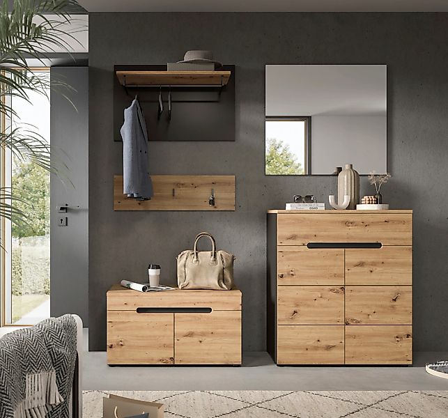 Home affaire Garderoben-Set "REHAT, TOPSELLER, 5-teilig, Breite 175cm, indi günstig online kaufen