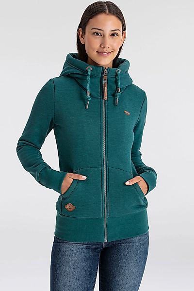 Ragwear Sweatjacke "NESKA ZIP O", mit extra breiten Bündchen günstig online kaufen
