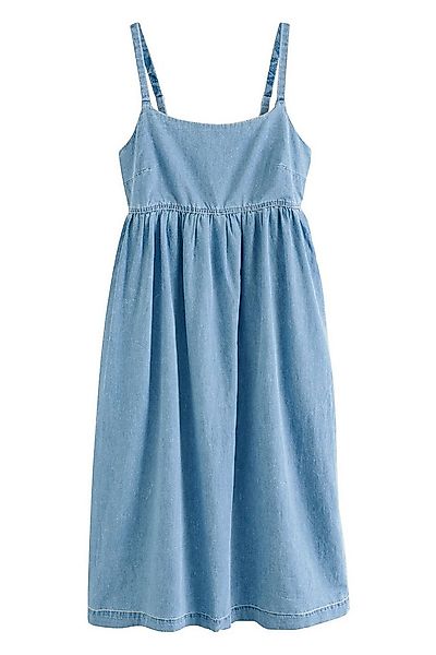 Next Midikleid Jeans-Minikleid mit dünnen Trägern, Kurzgröße (1-tlg) günstig online kaufen