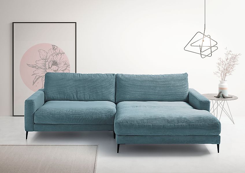 INOSIGN Ecksofa »Downtown, B/T/H: 272/190/84 cm L-Form«, weicher Sitzkomfor günstig online kaufen