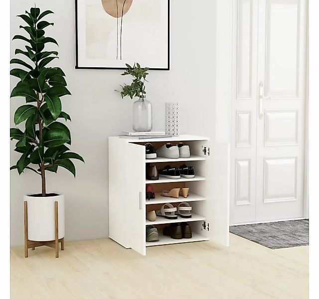 furnicato Schuhschrank Weiß 60x35x70 cm Holzwerkstoff günstig online kaufen