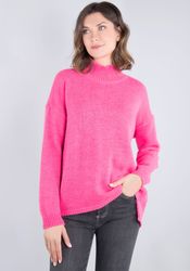 Please Jeans Stehkragenpullover hinten länger geschnitten günstig online kaufen