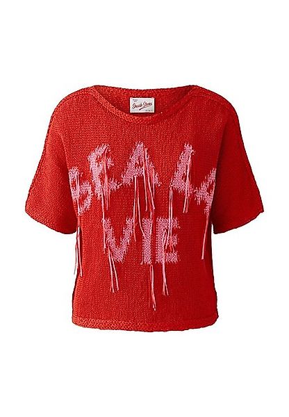 Oui Rundhalspullover Pullover Baumwollmischung günstig online kaufen