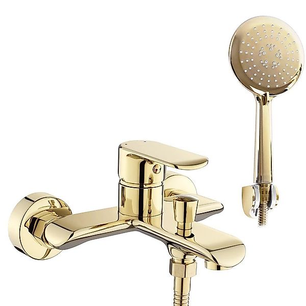 wohnwerk.idee Wannenarmatur Badewannenarmatur Wasserhahn Badewanne Weiß günstig online kaufen