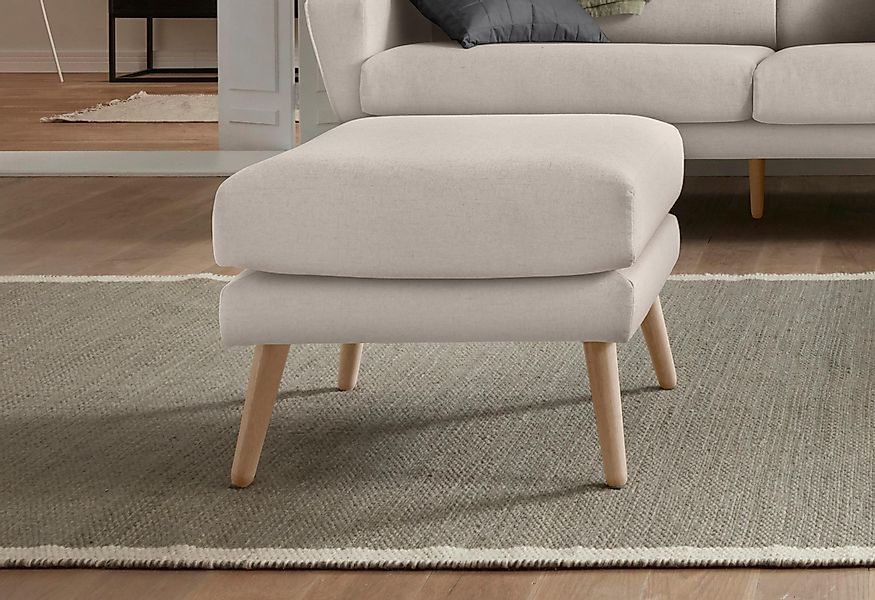 andas Hocker Bille, mit Eiche-Beinen, Design günstig online kaufen