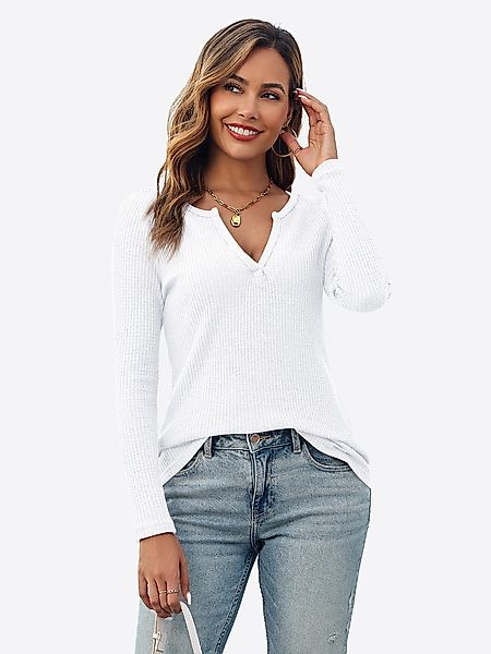 Imily Bela Henleyshirt Damen Henley Tops günstig online kaufen