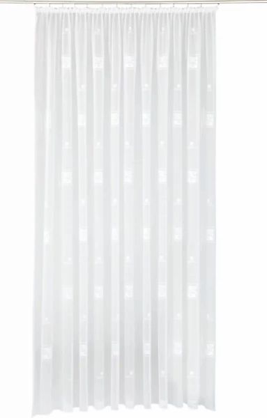 Weckbrodt Gardine »Alexa«, (1 St.), Jacquard, strukturiert,halbtransparent, günstig online kaufen