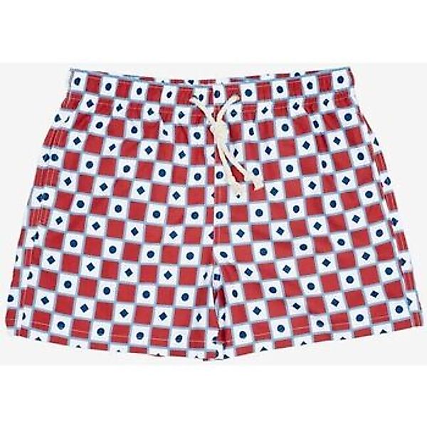 Gassa D'amante  Badeshorts SCIACCA 100100112-ROSSO/AZZURRO/BLU günstig online kaufen