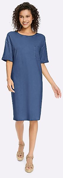 heine Jerseykleid "Jersey-Kleid" Brusttasche günstig online kaufen