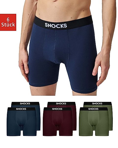 SNOCKS Boxershorts Enge Unterhosen mit längerem günstig online kaufen