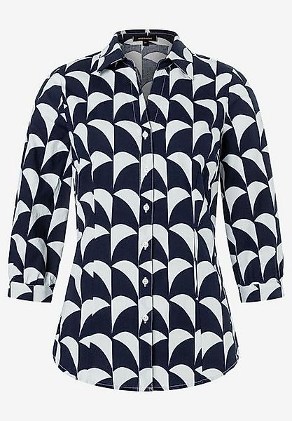 Printbluse, marine/ecru, Frühjahrs-Kollektion günstig online kaufen