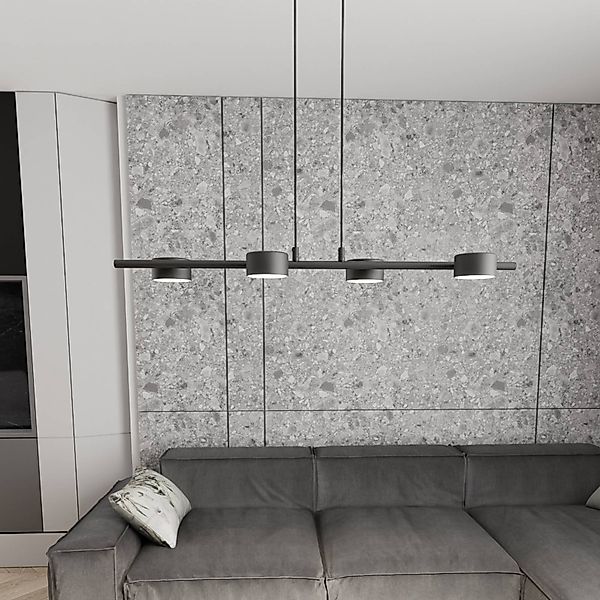 Deckenstrahler Sora, Länge 80 cm, Metall, 4-flg. günstig online kaufen