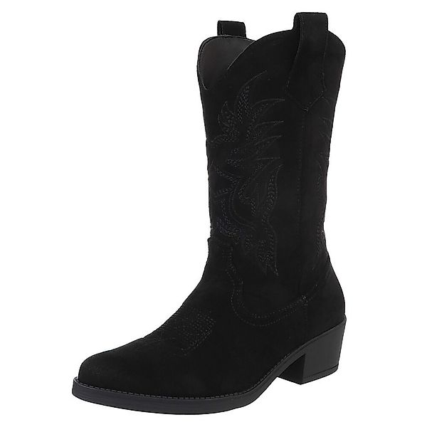 Ital-Design Elegante Cowboystiefel mit Stickerei für günstig online kaufen