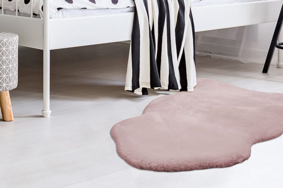 Arte Espina Fellteppich "Rabbit 200" fellförmig 35 mm Höhe Kunstfell, Kanni günstig online kaufen